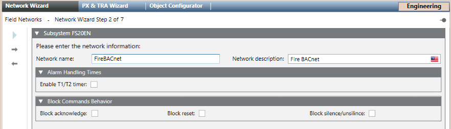 Configure Network Name and Description