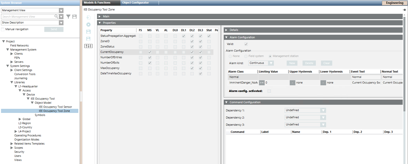Enabling IEE Occupancy Tool Events for the Zone Object Model