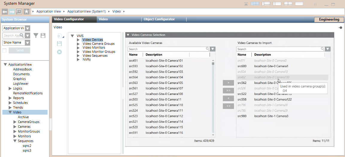 Import a Subset Of Cameras