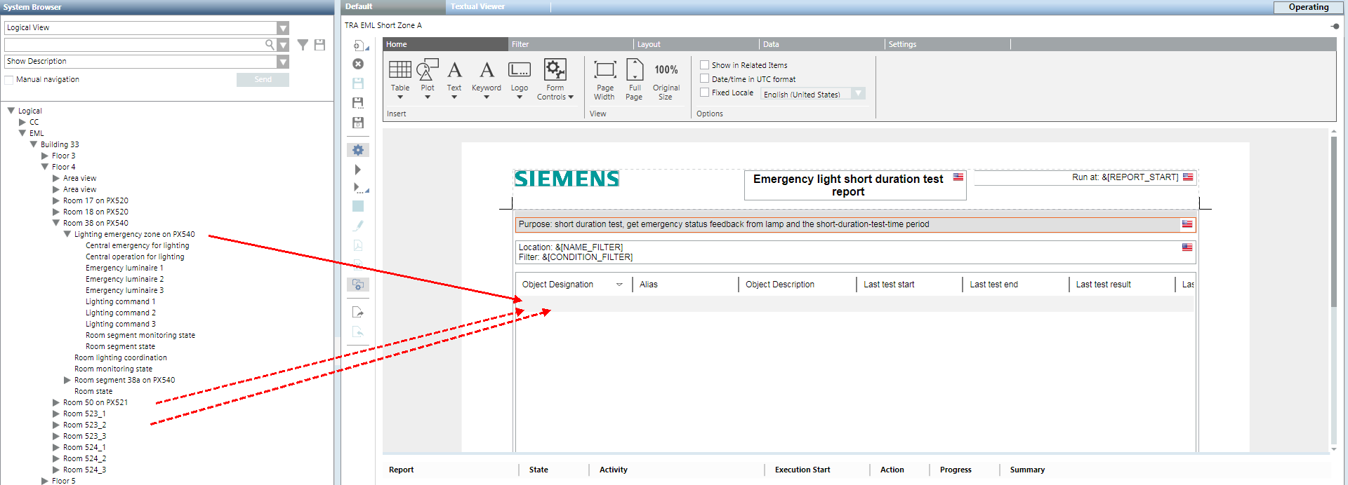 Defining Report Content