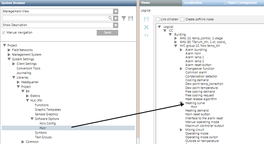 Assigning Heating Curve Configuration